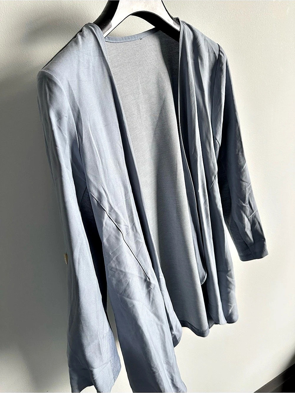Gray Open Front Utility Jacket - Picture 3 of 3